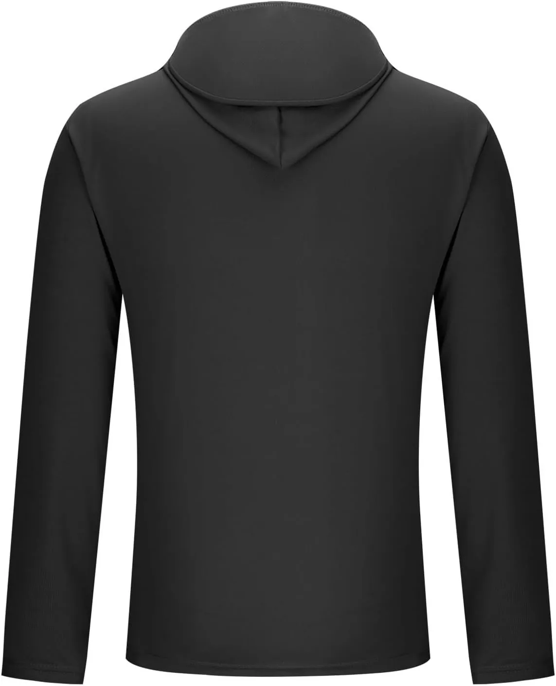 Men's UPF 50  Full Zip Fishing Hoodies Sun Shirts with Mask UV Neck Gaiter Hoodie Quick Dry Long Sleeve Hiking Shirts