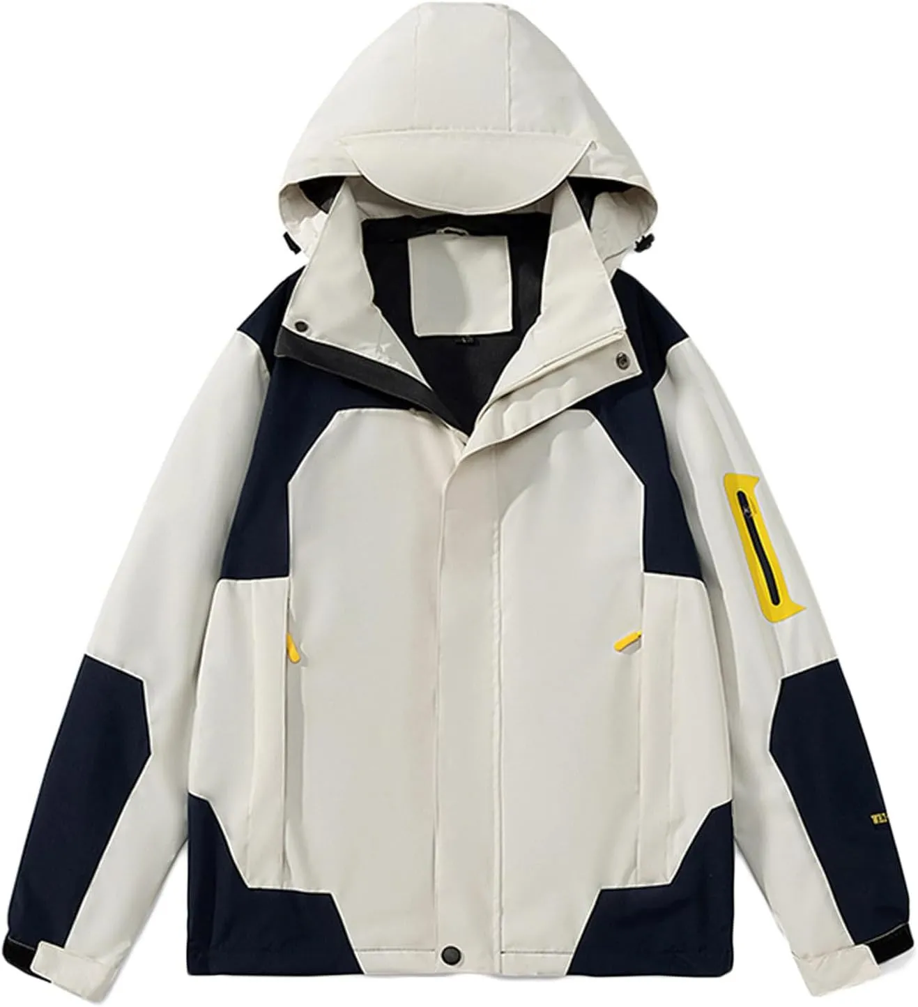 Men's Windbreaker Jacket Lightweight Water-Resistant Hooded Jackets Men Running Cycling Hiking Outdoor Raincoat