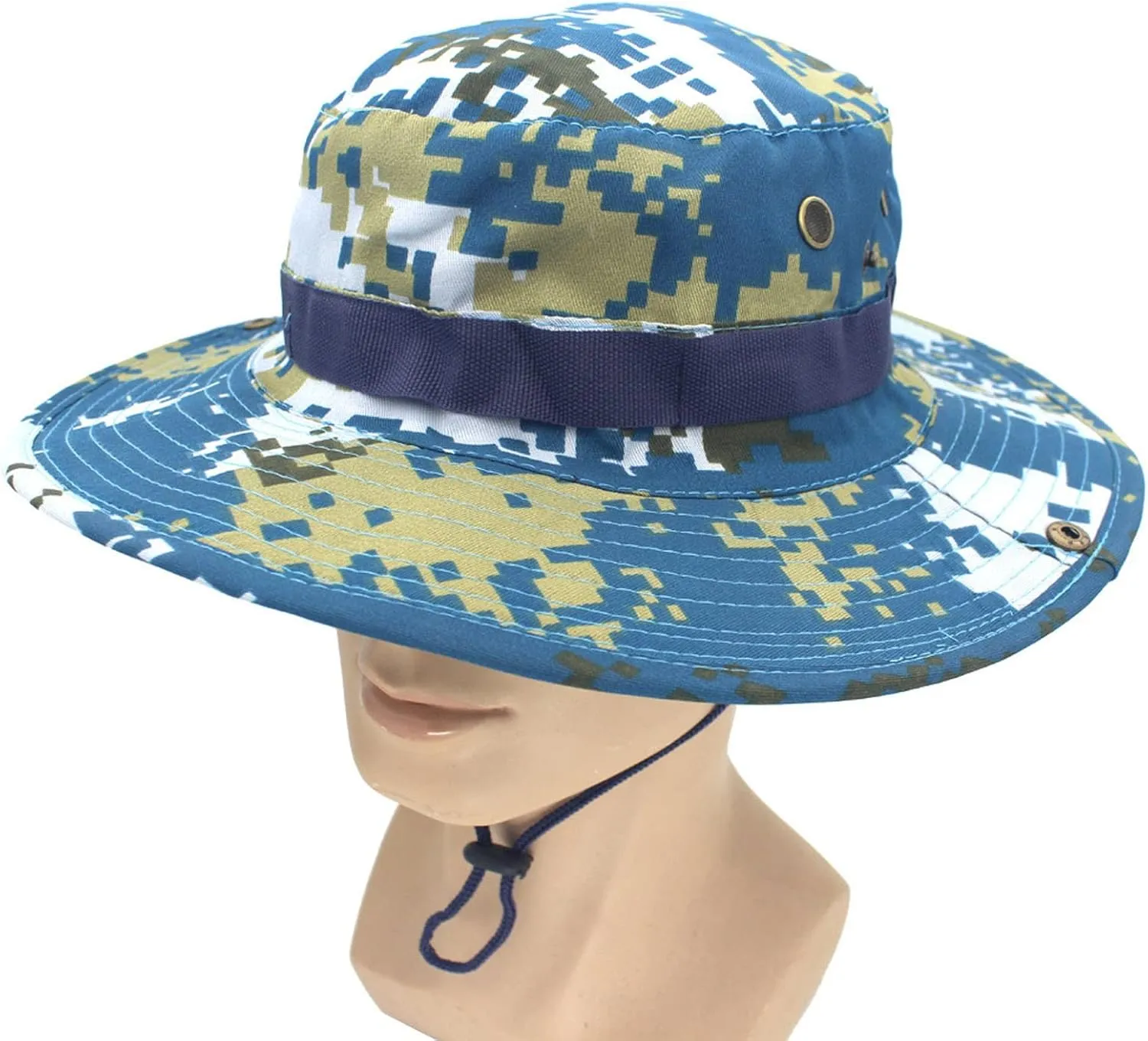 Military Tactical Boonie Hats for Men Women Camo Visor Bucket Hats Outdoor Hunting Fishing Caps Casual Safari Sun Hat