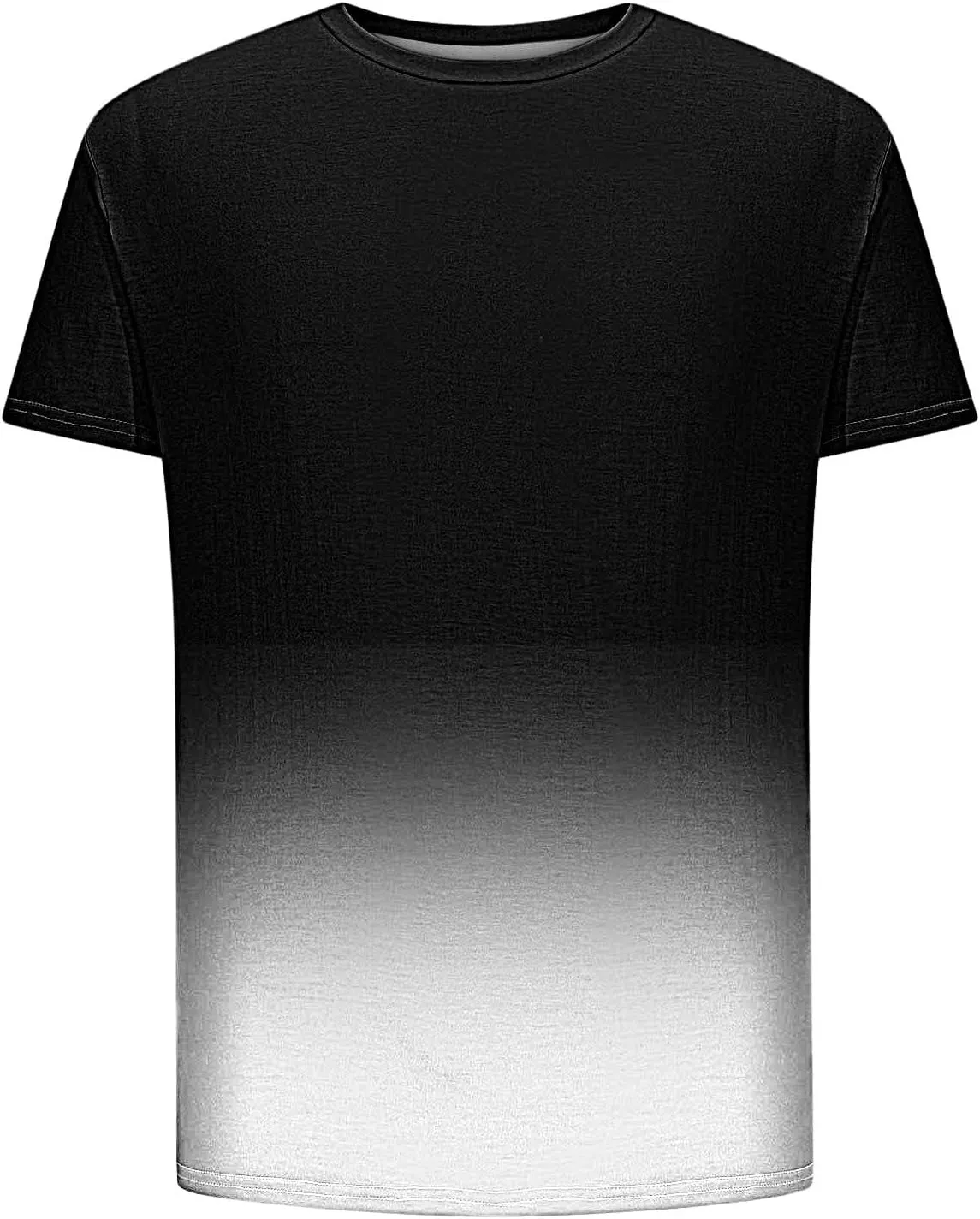 Muscularfit Mens Tshirts Graphic Big and Tall Short Sleeve Athletic Shirt Summer Fashion Gradient Color Crewneck Pullover Tee