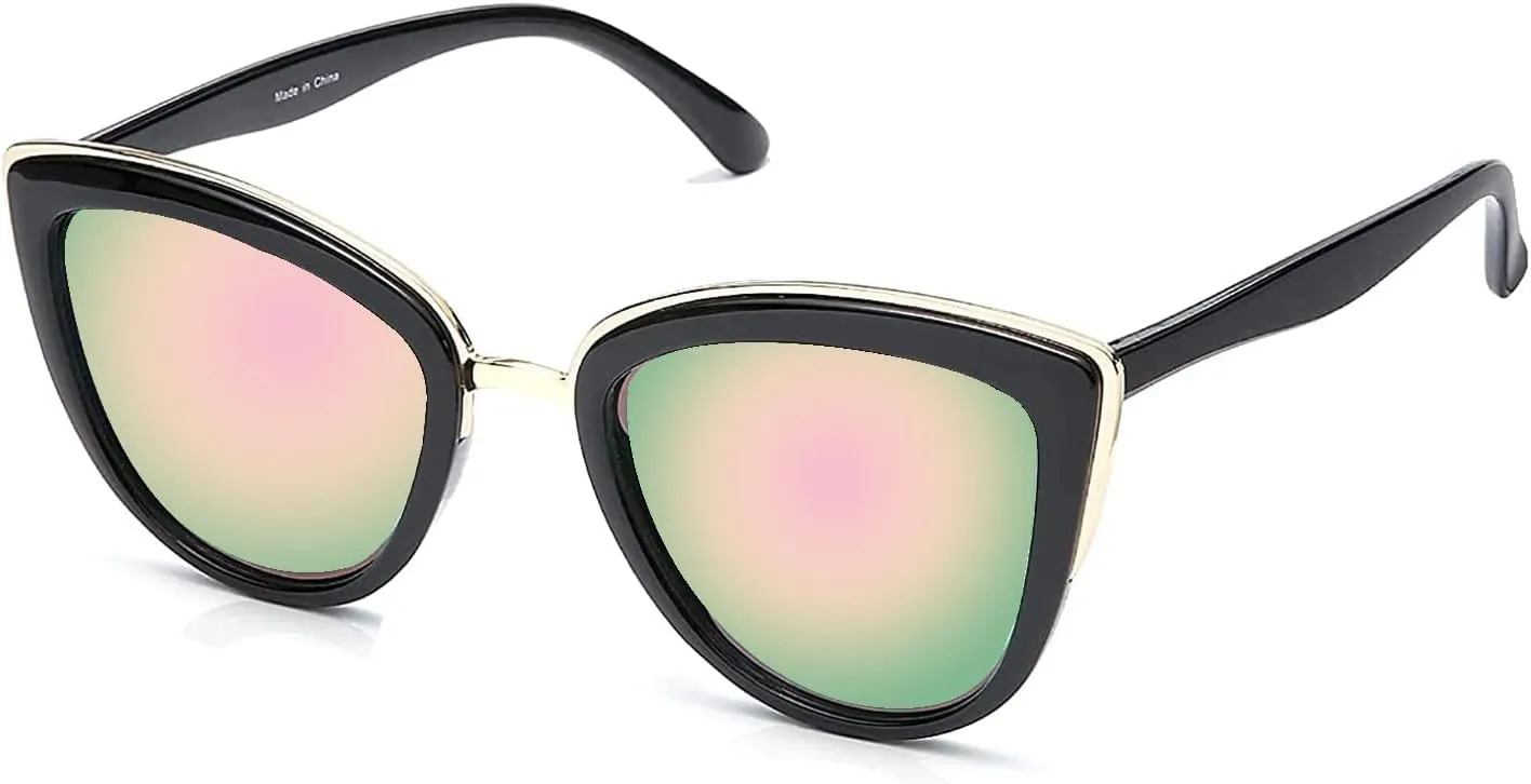 OKH Trendy Cat Eye Sunglasses Women Outdoor UVA UVB Protection Sun Glasses Driving Eyewear