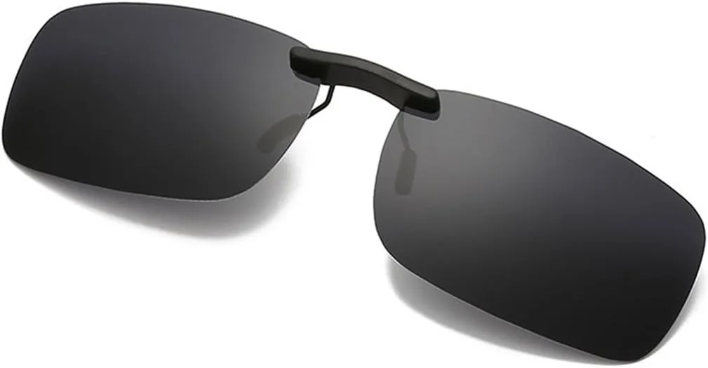 Polarized Clip Sunglasses for Prescription Eyeglasses-Clip on Sunglasses