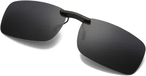 Polarized Clip Sunglasses for Prescription Eyeglasses-Clip on Sunglasses