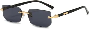 Rimless Sunglasses Women Men Shades Sun Glasses For Female Male Summer Traveling