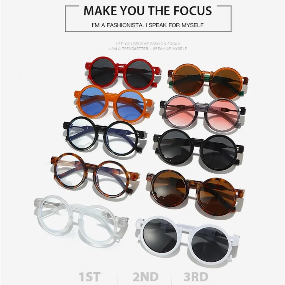 Round Women Steampunk Sunglasses Luxury Shades UV400 Fashion Men Sun Glasses
