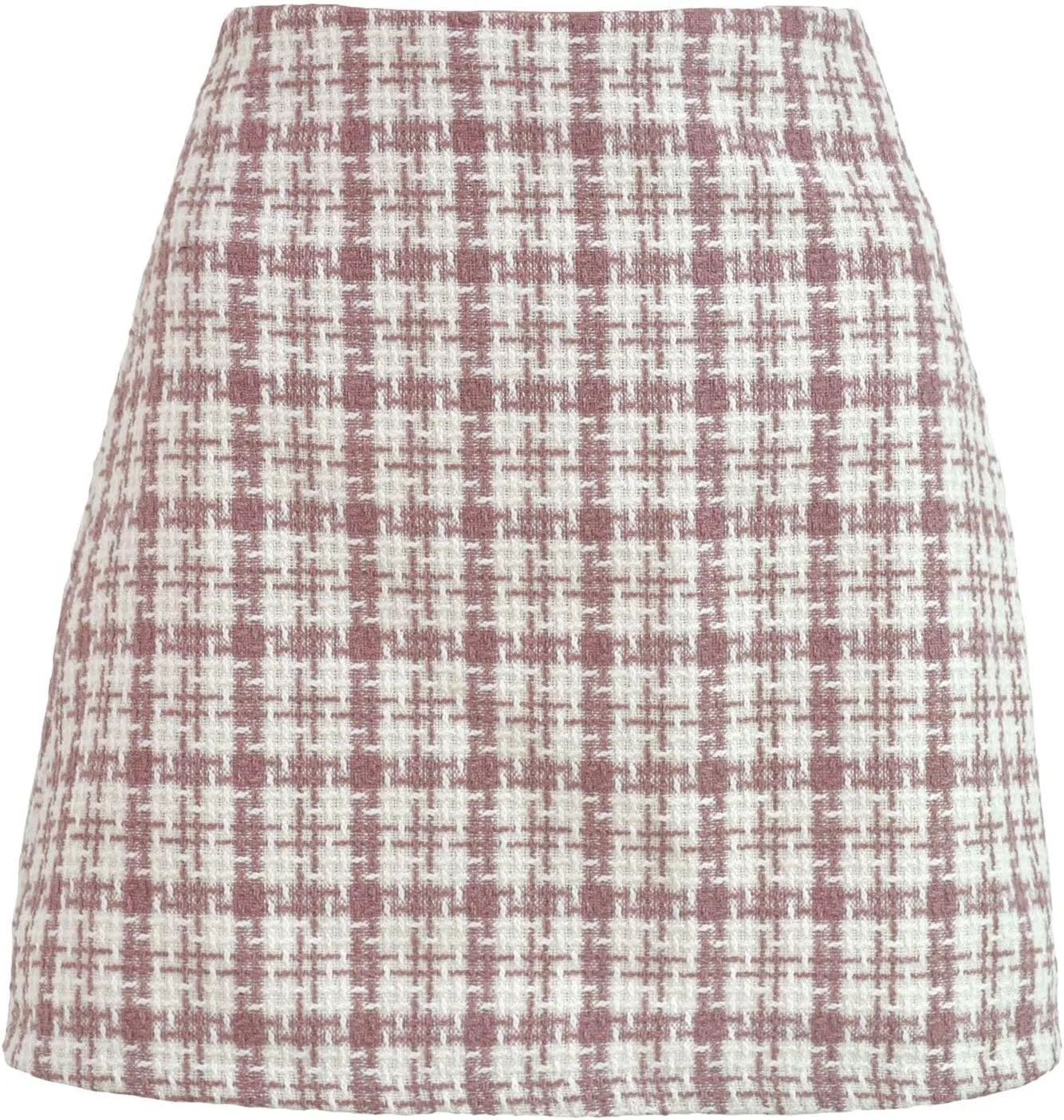 Short Skirts for Women Trendy Plaid Slim Fit Stretchy High Elastic Waist Workout Pencil Skirts for Going Out Clothes