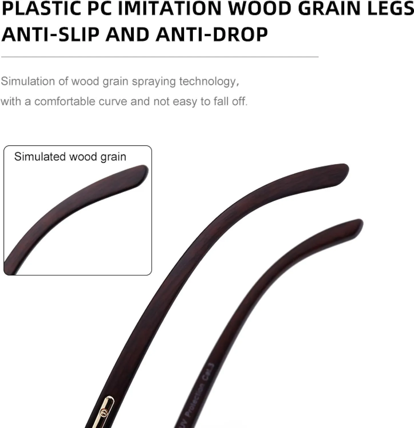 Small Rectangle Rimless Sunglasses for Men Luxury Vintage Frameless Uv400