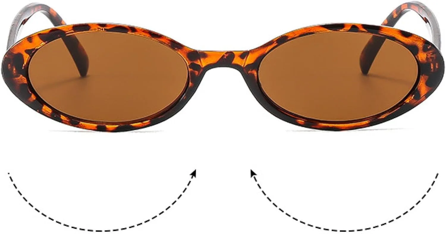 Small Sunglasses Women Men Trendy Vintage Cat Eye Sun Glasses Female Black Punk Eyewear Uv400