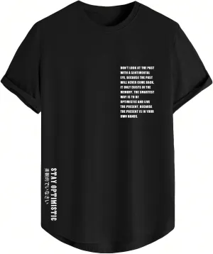 SOLY HUX Men's Graphic Tees Vintage T-Shirts Curved Hem Short Sleeve Crewneck Casual Trendy T Shirts