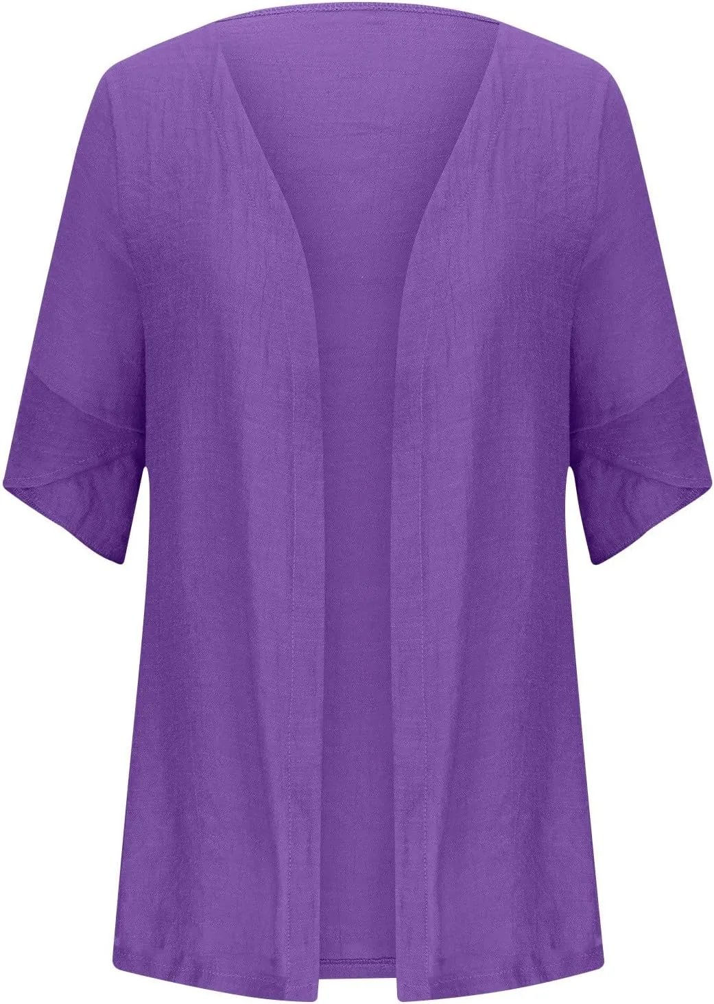 Summer Cardigans for Women Trendy Lightweight Casual Half Sleeve Kimono Cardigan Beach Vacation Plus Size Blouse