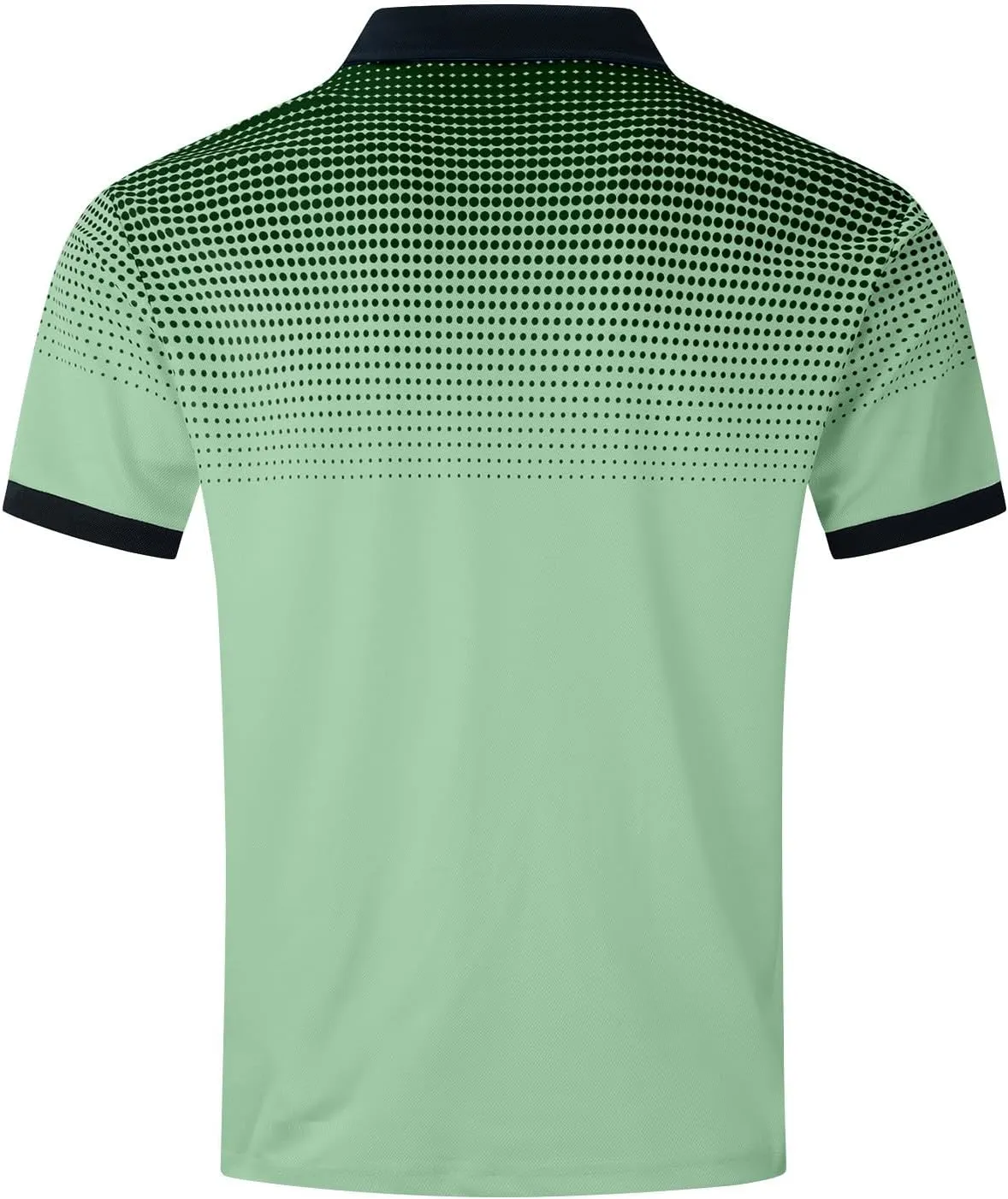 Summer Shirt for Men Casual Loose Fit V-Neck Gradient Color T Shirt Formal Button Up Short Sleeve Tees Loose Pullover