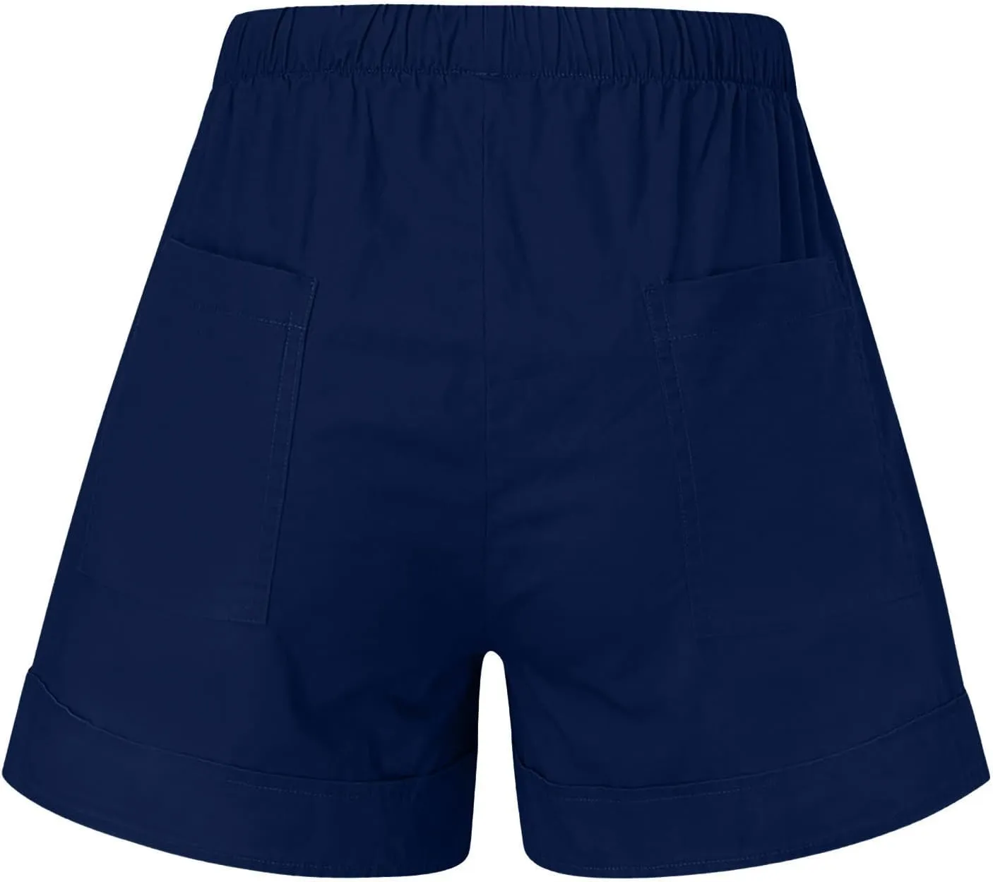 Summer Shorts for Women Casual Drawstring High Waisted Shorts Trendy Lightweight Beach Lounge Shorts with Pockets