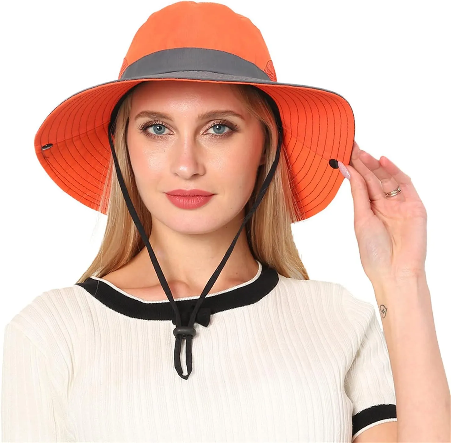 Sun Hats for Men Women Wide Brim Boonie Hat UPF 50  Bucket Hats Hiking Fishing Outdoor Summer Mountaineering Hat