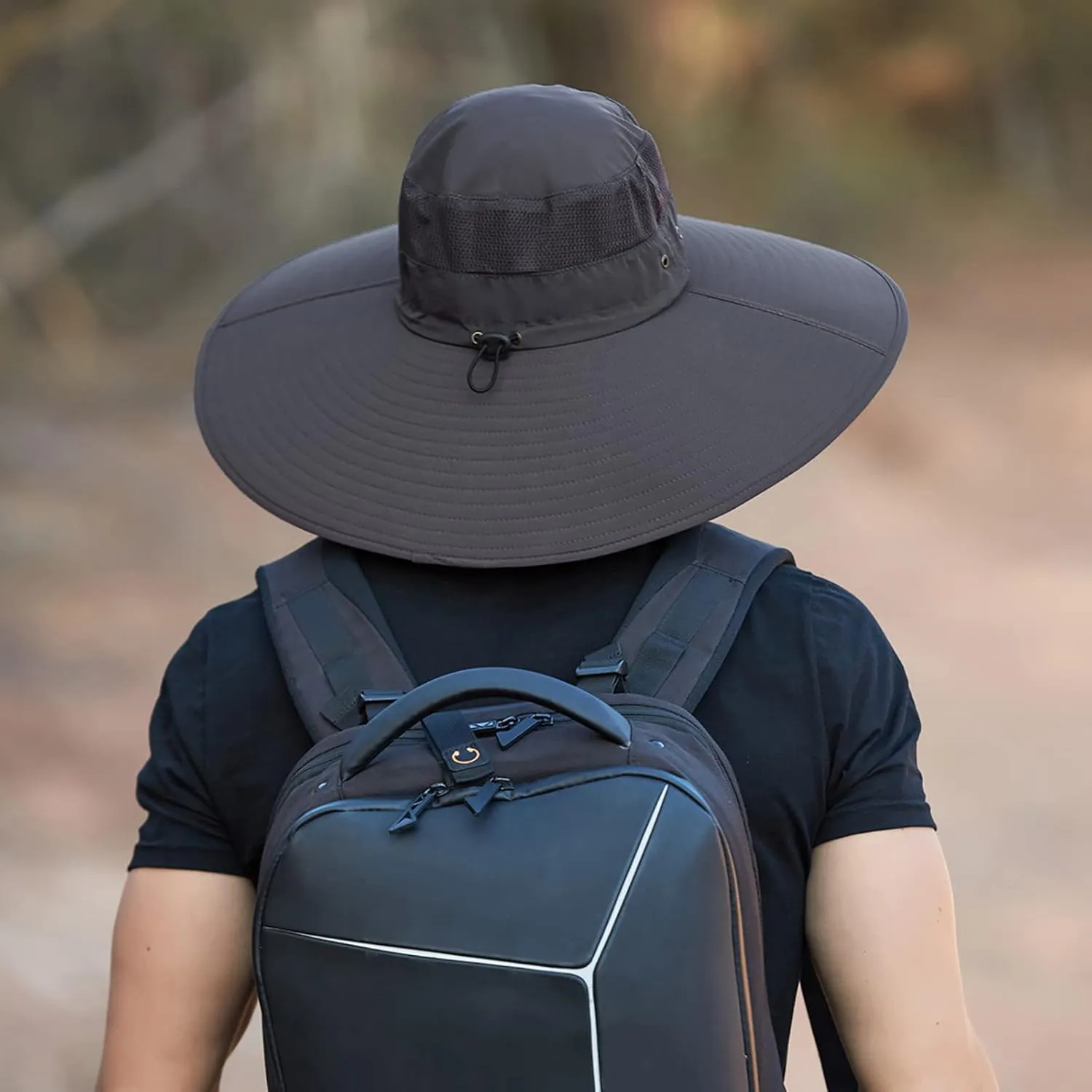 Sun Hats for Women Men Gardening Hat Wide Brim Beach Sun Breathable Cotton Summer Hat with Fold-Up Brim