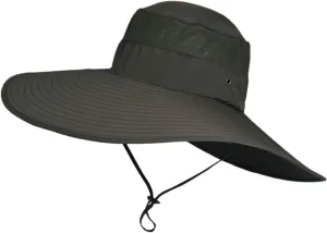 Sun Hats for Women Men Gardening Hat Wide Brim Beach Sun Breathable Cotton Summer Hat with Fold-Up Brim