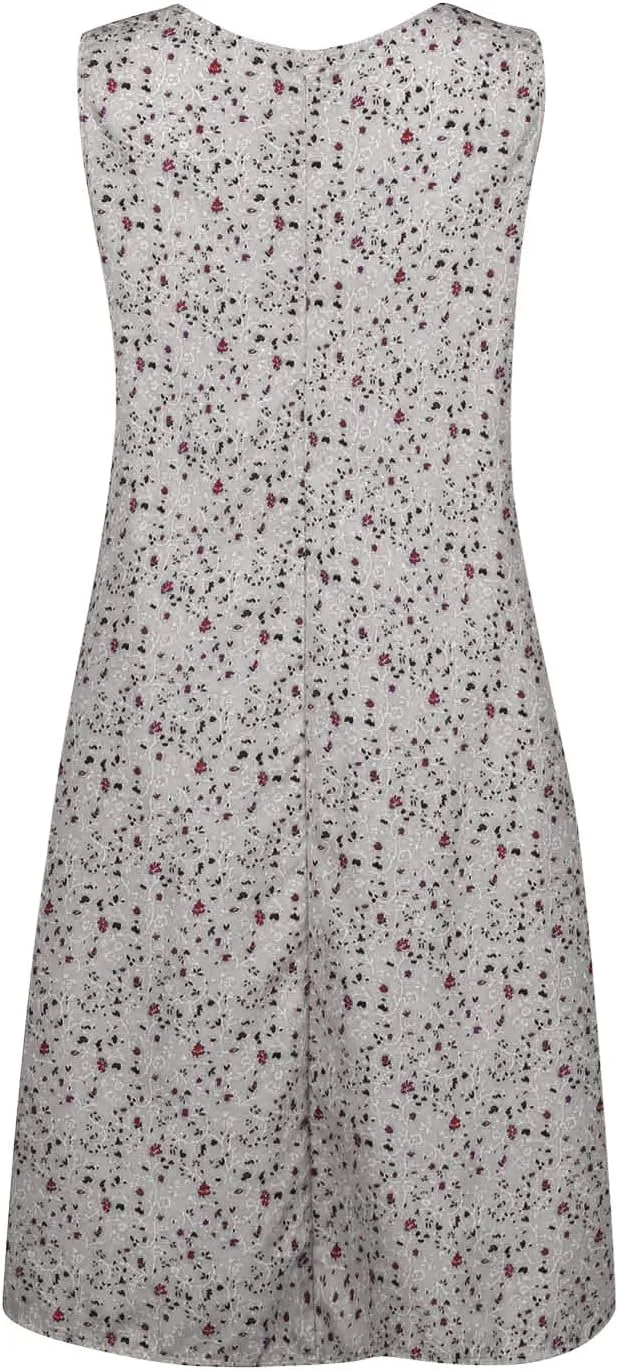 Sundresses for Women 2025 Tank Top Dress Summer Plus Size Dress Mini Dress Sleeveless Boho Floral Dress with Pockets