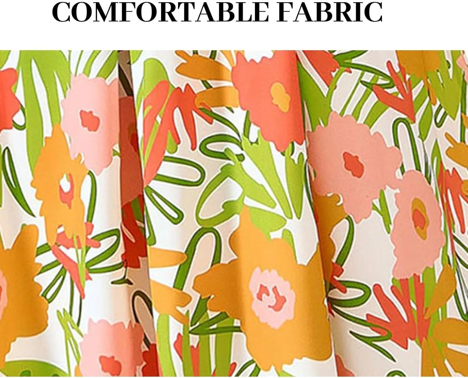 Sundresses for Women,2025 Summer Trendy Floral Smocked Maxi Dress,Sleeveless Square Neck Flowy Boho Vacation Dress
