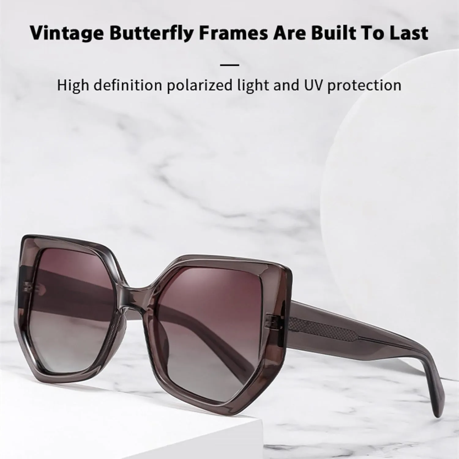 Sunglasses for Women Uv400 Frame Men Driving Camping Shade