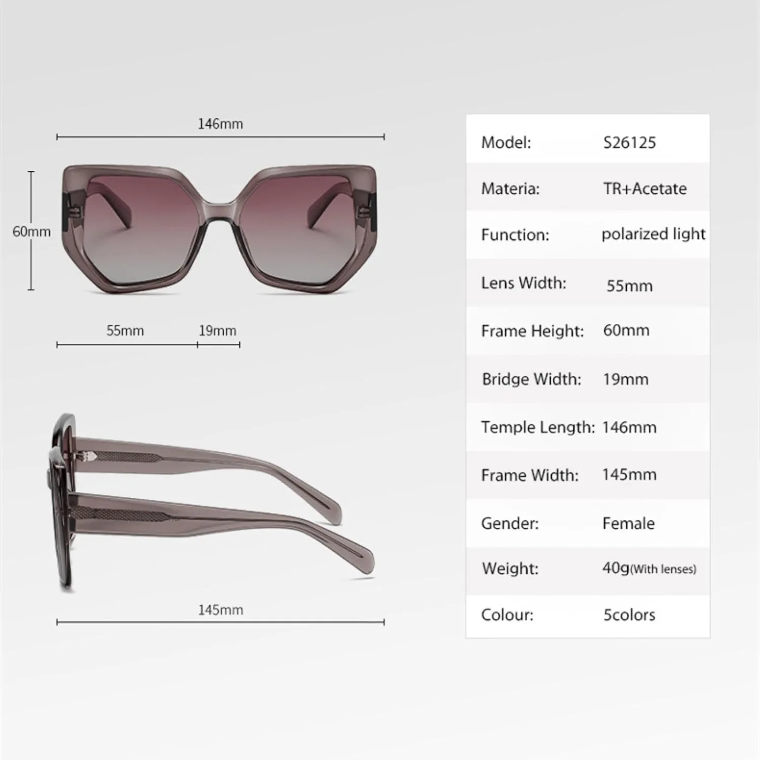 Sunglasses for Women Uv400 Frame Men Driving Camping Shade