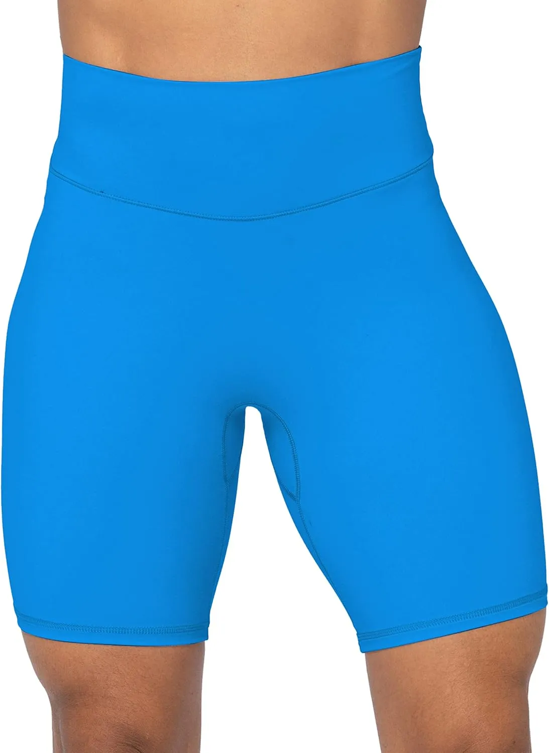 Sunzel No Front Seam High Waist Biker Shorts for Women, Squat Proof Yoga Workout Gym Bike Shorts