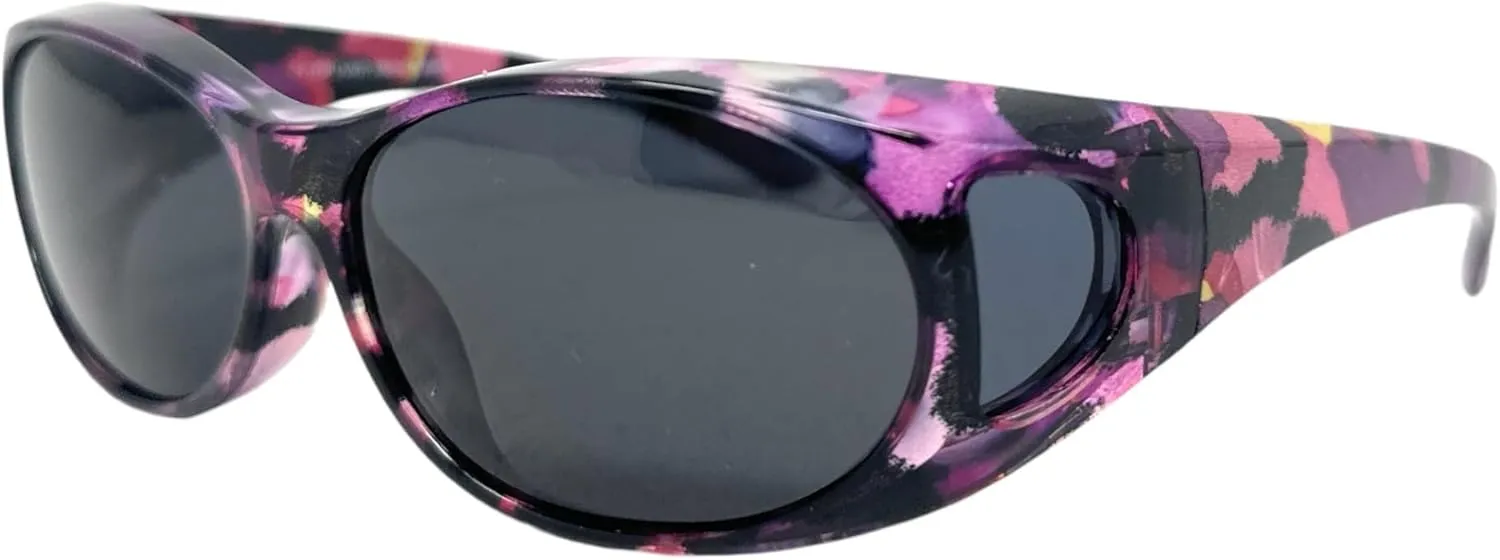 The Camo Guard Polarized Fit Over Sunglasses, Unisex OTG Wrap Around Over Glasses