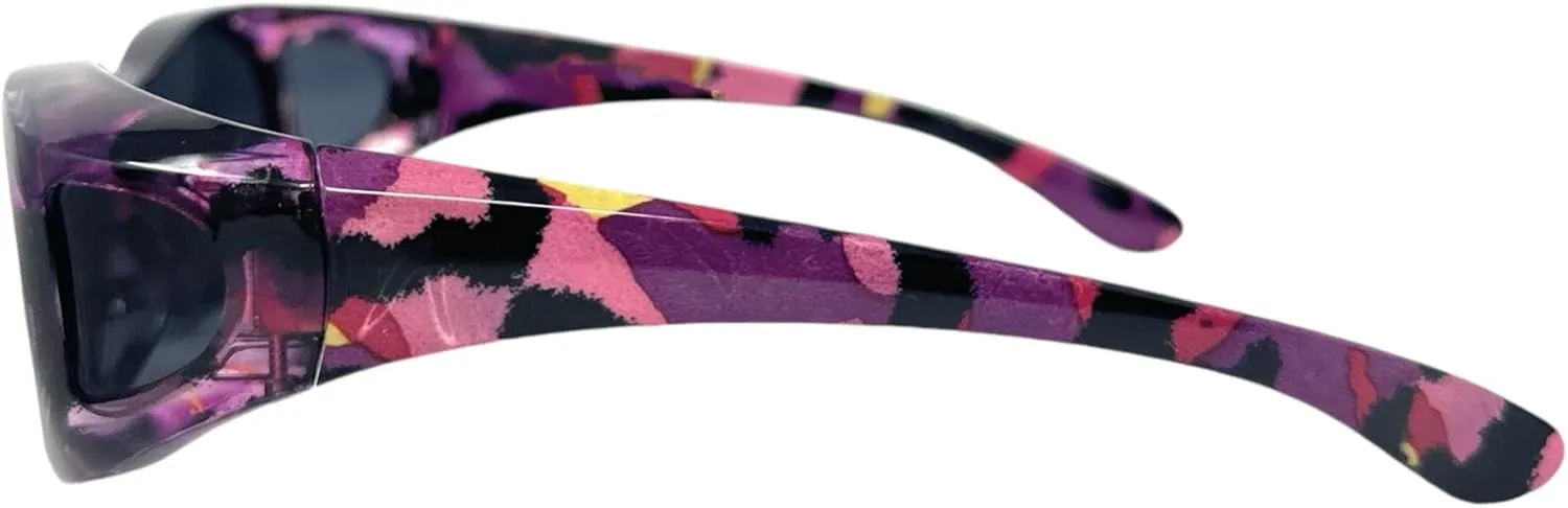 The Camo Guard Polarized Fit Over Sunglasses, Unisex OTG Wrap Around Over Glasses