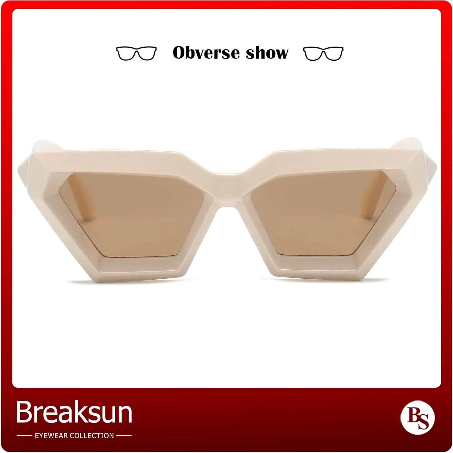 Thick Frame Cat Eye Sunglasses for Women Vintage Trendy Cateye Sun Glasses Retro Style Shades