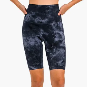 Tie-Dye High Waist Yoga Shorts