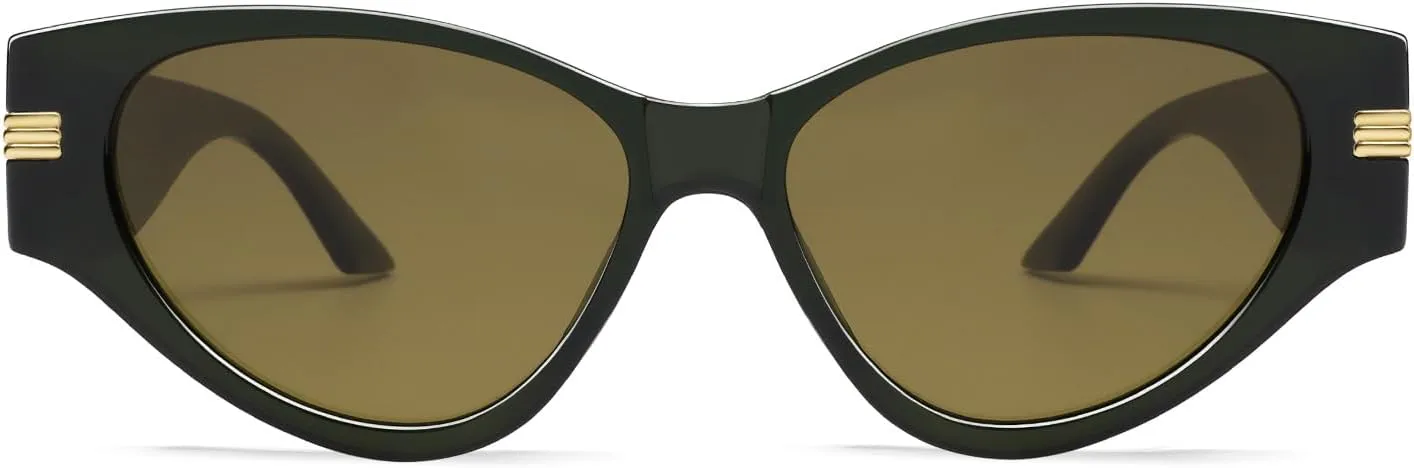 Vintage Cat Eye Sunglasses for Women Trendy Cateye Frame Sunnies AP3720