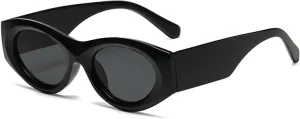 Vintage Rectangle Sunglasses for Woman Cat Eye Personality Cool Retro Uv400