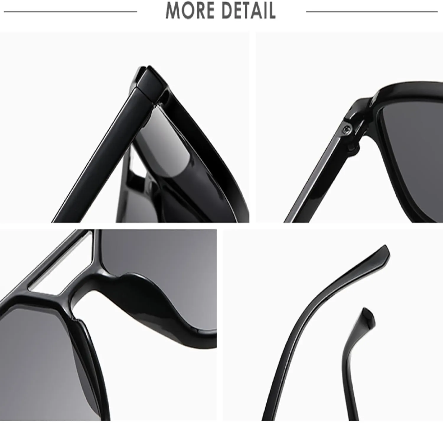 Vintage Small Frame Sunglasses for Women Men Fashion Luxury Double Bridge Trendy
