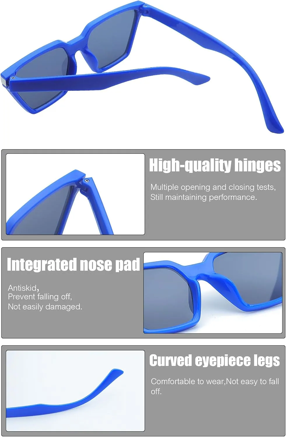 Vintage Square Cat Eye Sunglasses kids Trendy Glasses Shades for Girls Boys