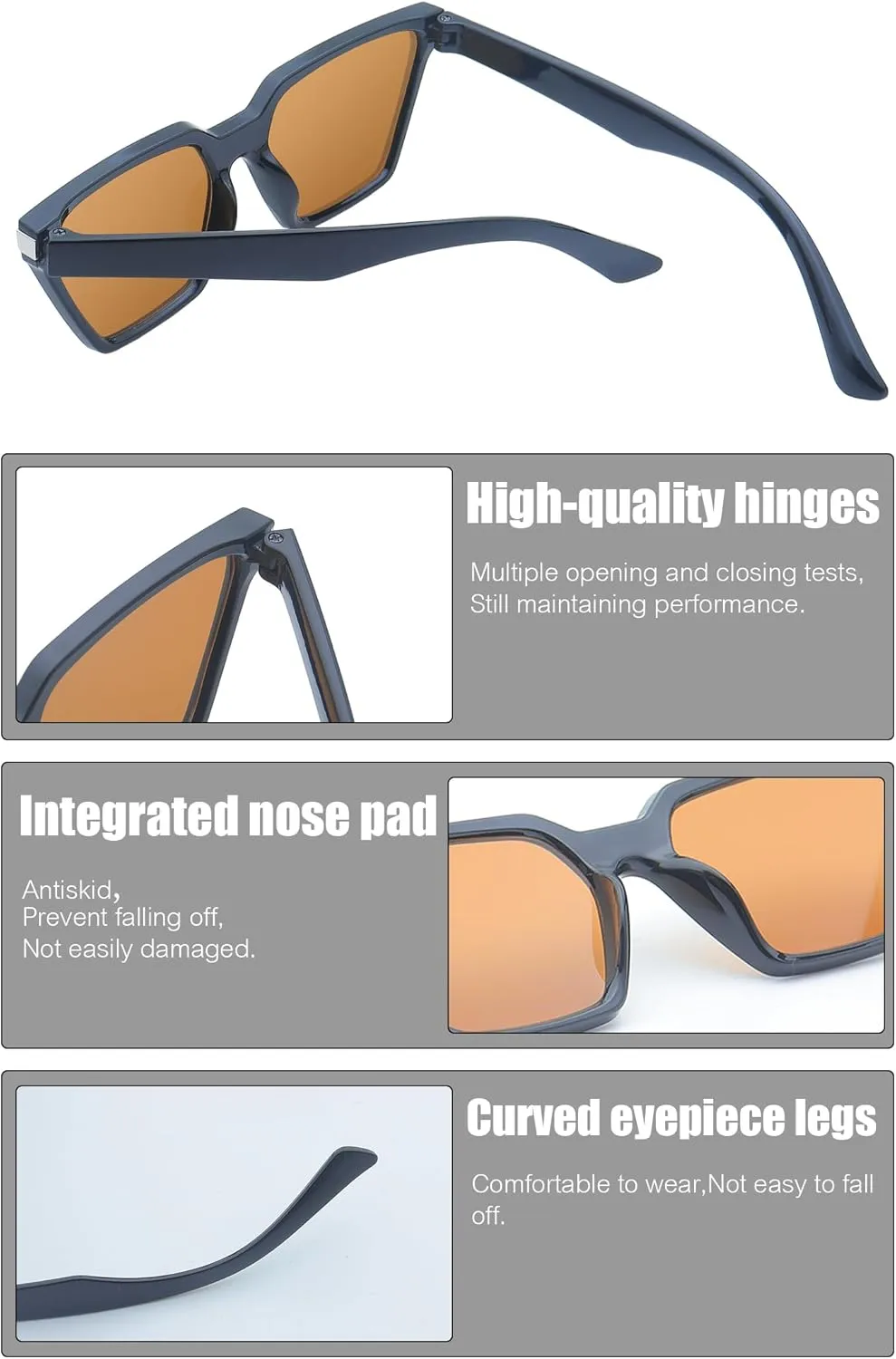 Vintage Square Cat Eye Sunglasses kids Trendy Glasses Shades for Girls Boys
