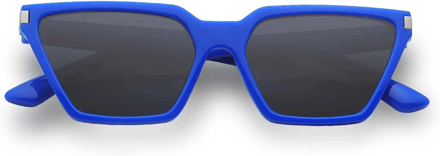 Vintage Square Cat Eye Sunglasses kids Trendy Glasses Shades for Girls Boys