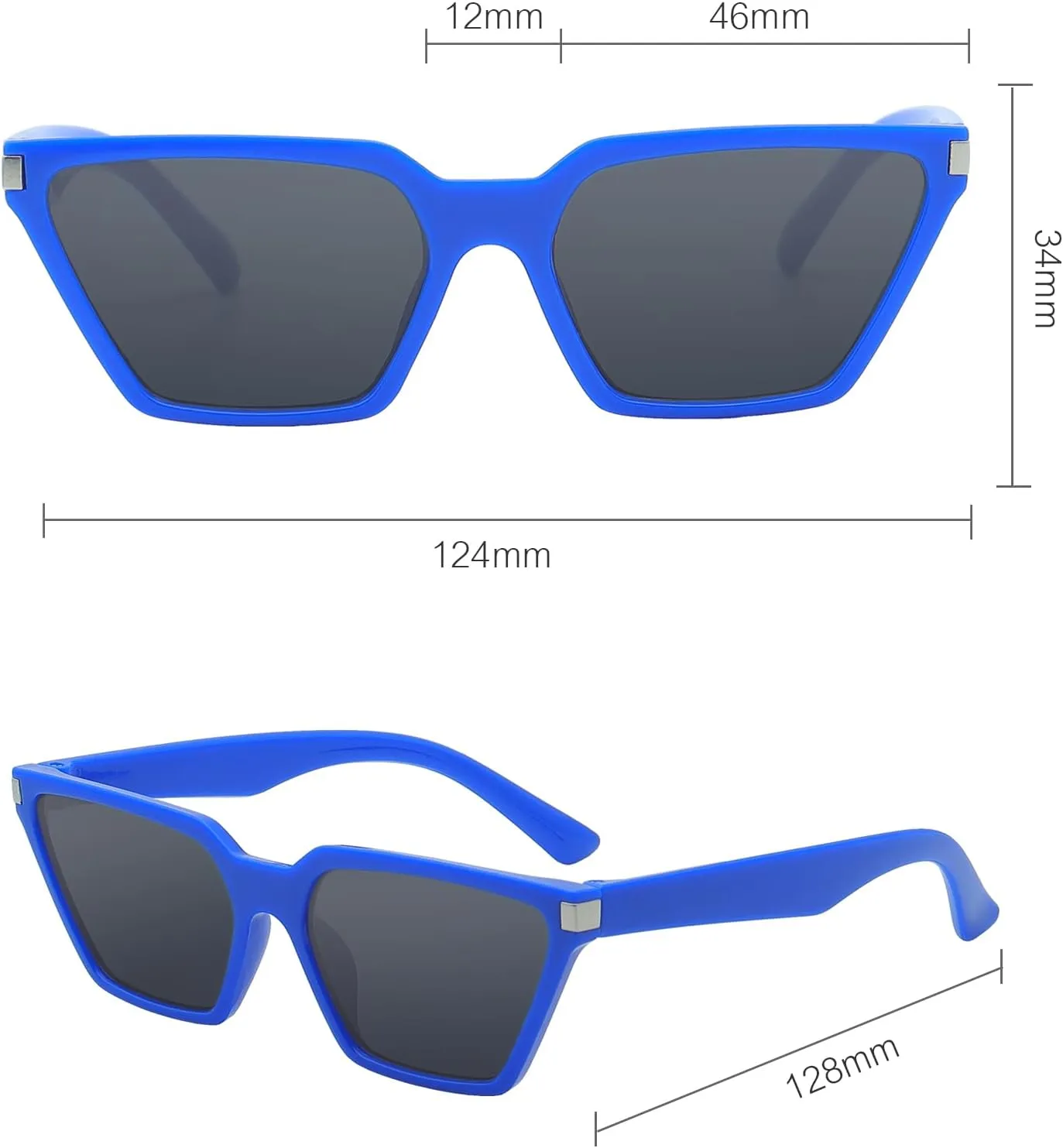 Vintage Square Cat Eye Sunglasses kids Trendy Glasses Shades for Girls Boys