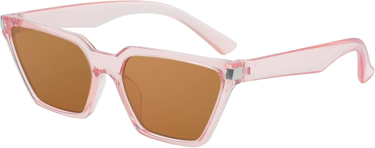 Vintage Square Cat Eye Sunglasses kids Trendy Glasses Shades for Girls Boys