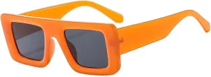 Vintage Sunglasses for Woman Small Rectangle Wide Mirror Leg