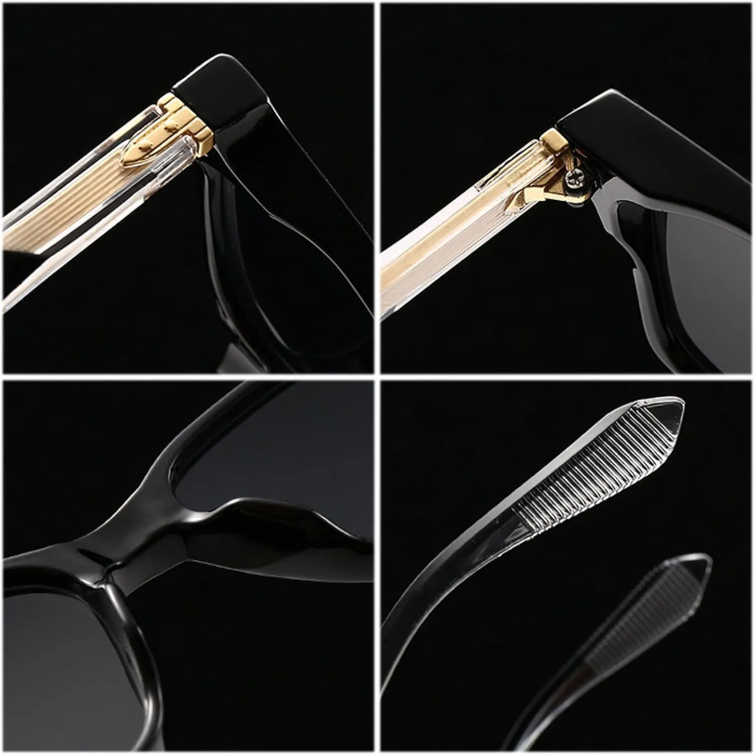 Vintage Women Luxury Sunglasses Fashion Rivets Blue Green Uv400 Men Trending Punk