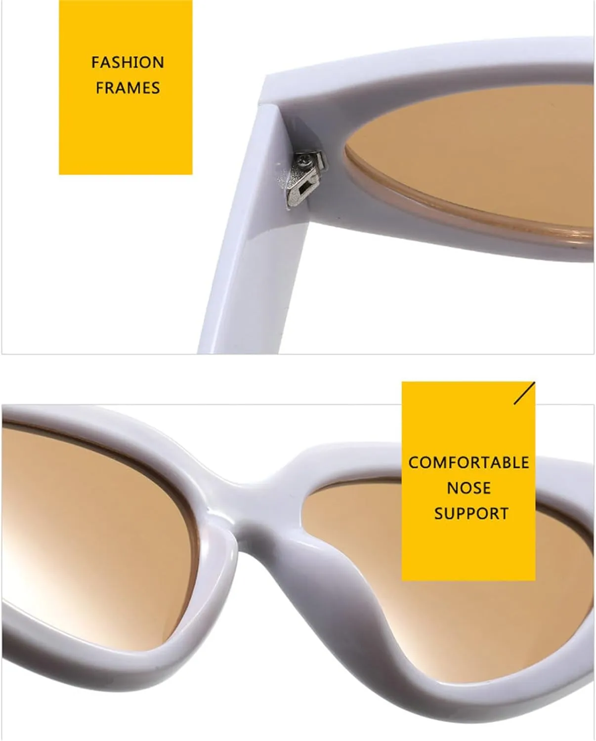willochra Fashion Leopard Grey Sun Glasses Men 2025 Vintage Cat Eye Y2K Sunglasses Women Wide Leg Shades UV400