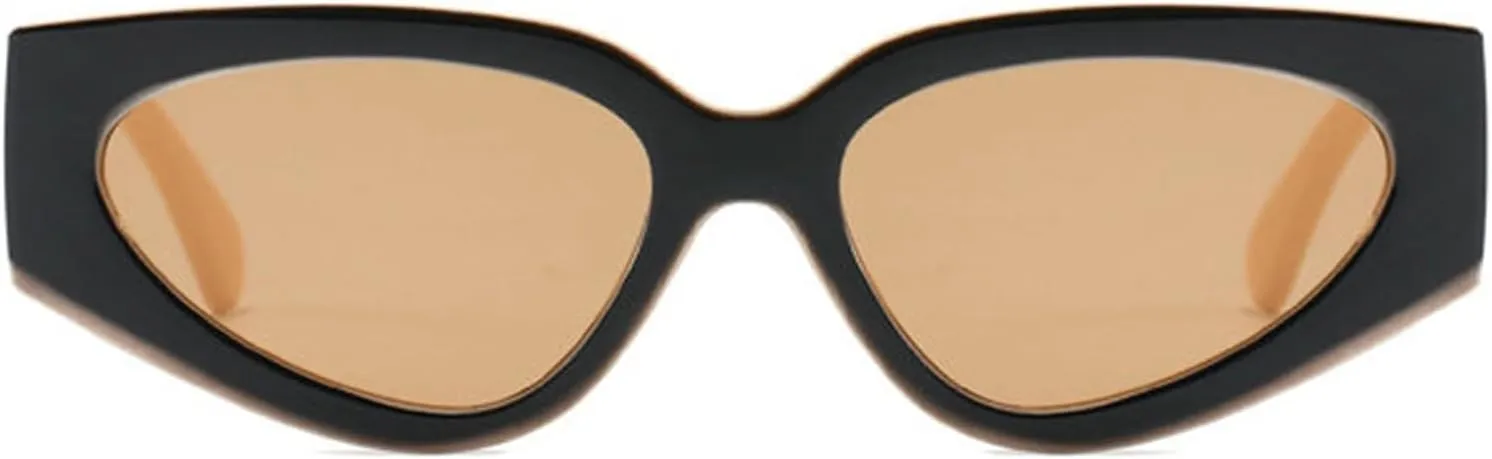 willochra Fashion Leopard Grey Sun Glasses Men 2025 Vintage Cat Eye Y2K Sunglasses Women Wide Leg Shades UV400