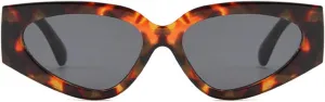 willochra Fashion Leopard Grey Sun Glasses Men 2025 Vintage Cat Eye Y2K Sunglasses Women Wide Leg Shades UV400