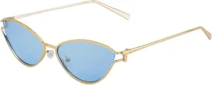 willochra Fashion Women Small Frame Cat Eye Sunglasses Men Vintage Triangle Metal UV400 Shades Sunglasses