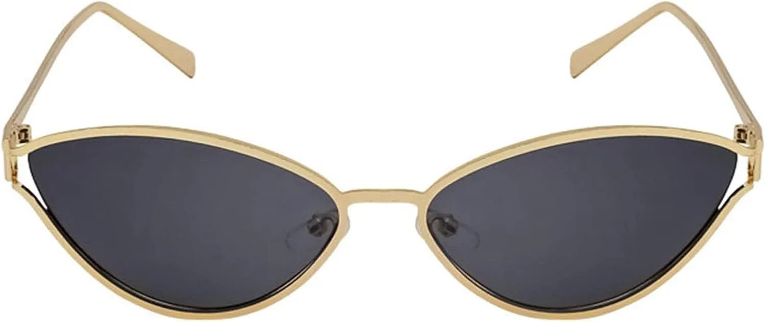 willochra Fashion Women Small Frame Cat Eye Sunglasses Men Vintage Triangle Metal UV400 Shades Sunglasses