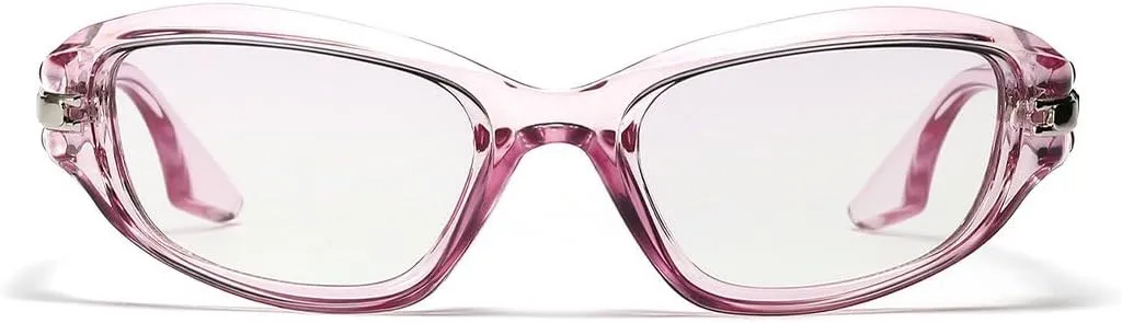 willochra Oval Sunglasses for Women Fashion Retro 90s Style Oval Sun Glasses Vintage Cat Eye Shades Summer Goggles F28 ​