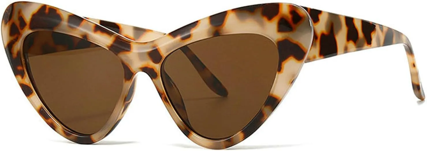 willochra Oversized Vintage Cat Eye Sunglasses Women Men Designer Retro Chic Party Shades sunglasses Popular Black Eyewear
