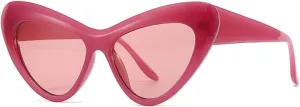 willochra Oversized Vintage Cat Eye Sunglasses Women Men Designer Retro Chic Party Shades sunglasses Popular Black Eyewear