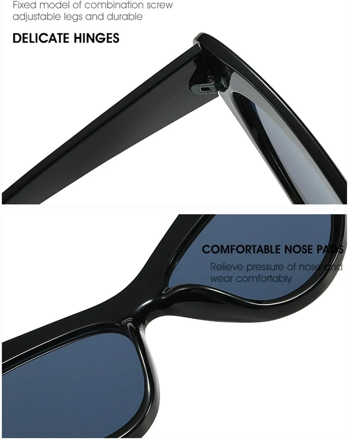 willochra Oversized Vintage Cat Eye Sunglasses Women Men Designer Retro Chic Party Shades sunglasses Popular Black Eyewear