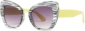 willochra Vintage Cat Eye Sunglasses Women Oval oversized Frame Sun Glasses Female Retro Shades Fashion Gradient Sunglasses