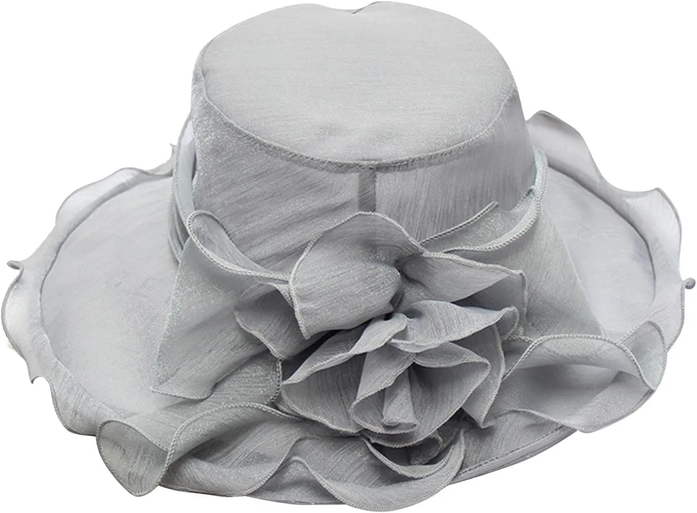 Women Derby Church Hat Fascinator Hat Wide Brim Sun Bucket Hat Kentucky Church Derby Hat Party Bridal Dress Hat