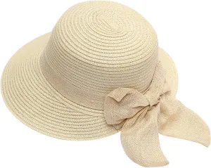 Women Straw Hats Caps Sunbonnet Summer Wide Brim Floppy Beach Sun Visor Bucket Hat Boonie Buckets Hat